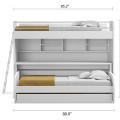 NEW Bel Mondo Twin Over Full/Full XL Bunk Bed Set
