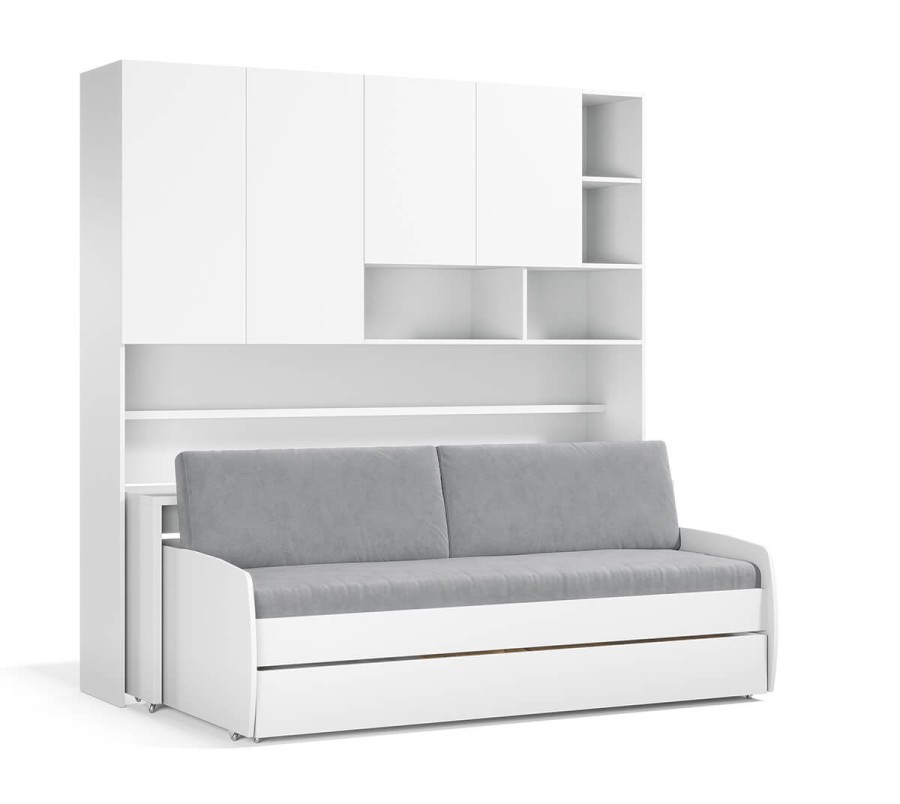 Eco Compact Twin/Twin XL Sofa Bed and Cabinets System