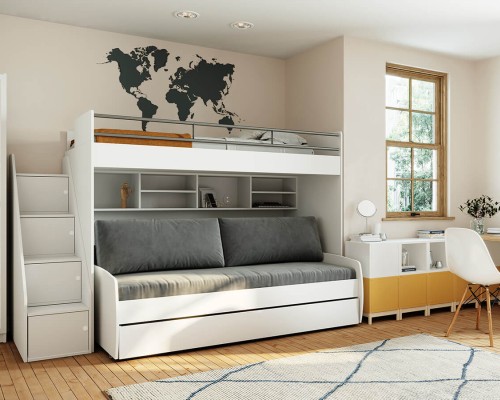 Eco Bel Mondo Twin Over Full/Full XL Bunk Bed Set