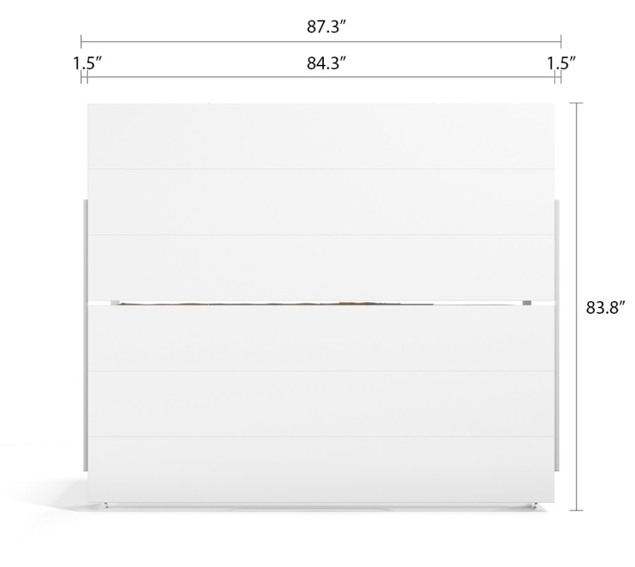 Simple Bunk Twin/Twin XL Murphy Wall Bed