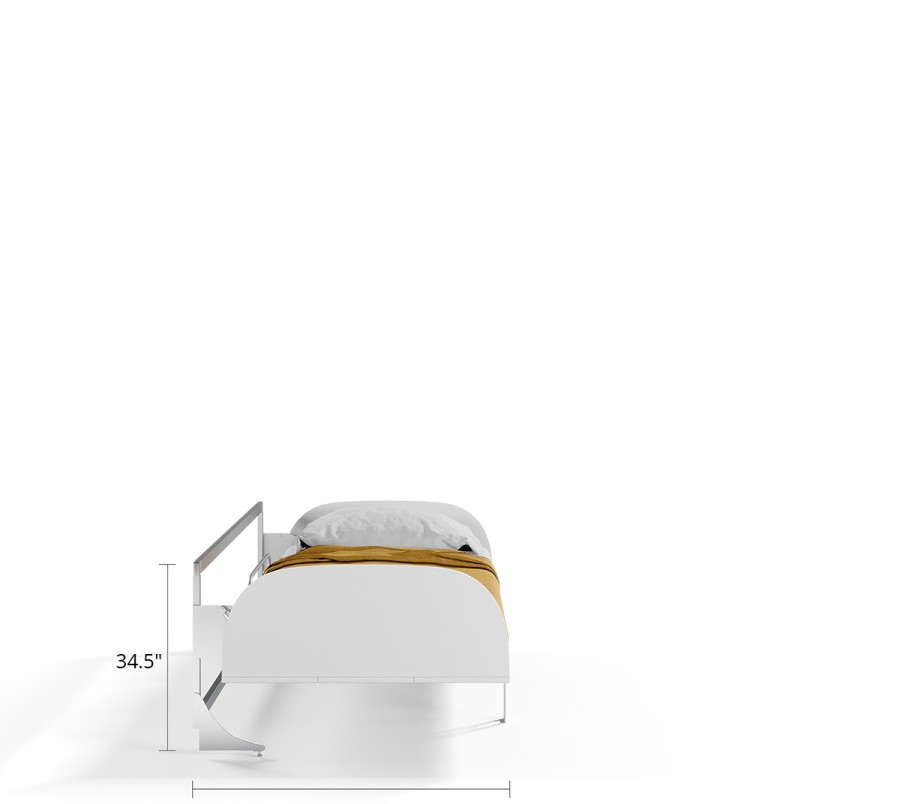 Simple Twin/Twin XL Murphy Wall Bed