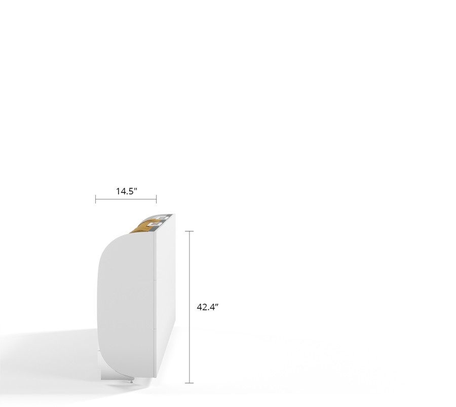 Simple Twin/Twin XL Murphy Wall Bed