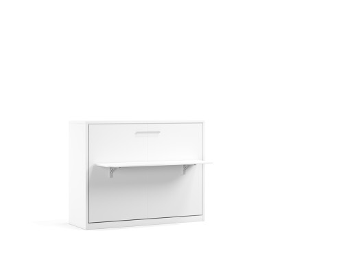 Double Fold Queen Murphy Wall Bed with Optional Foldable Table (Horizontal)