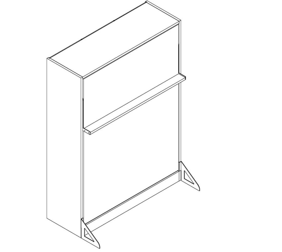 Royal collection Free Standing Wall Bed Support Kit