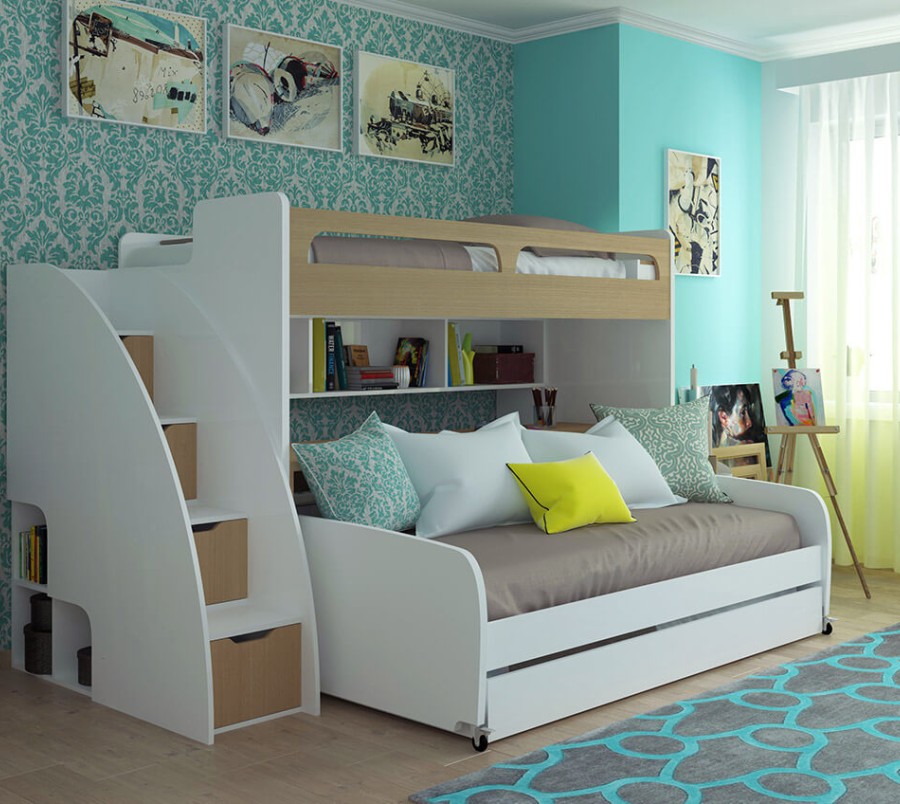 Full XL Mattress Cover and 2PC Cushion Set