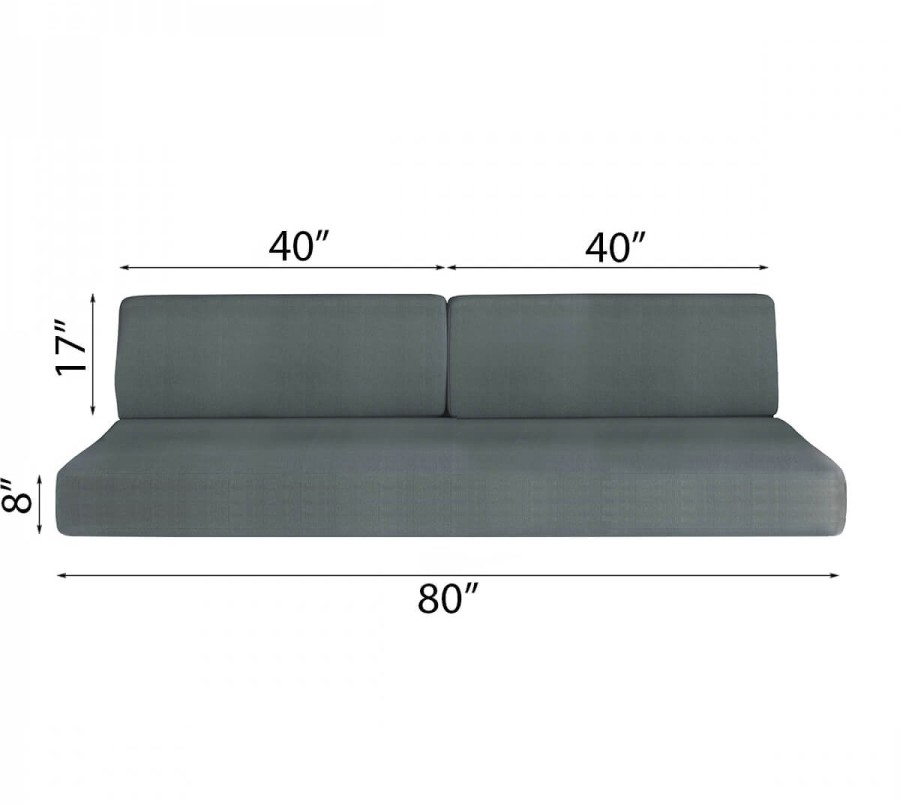 Twin XL Mattress Cover and 2 PC Cushion Set