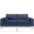 NEW Royal Vertical Queen 2 Seat Sofa and Headboard 1/2 Set