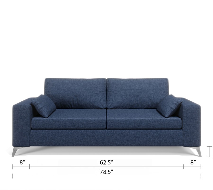 NEW Royal Vertical Queen 2 Seat Sofa and Headboard 1/2 Set