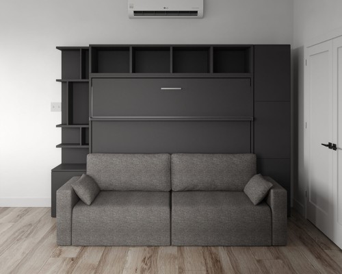 Open Horizontal Queen Bookshelf