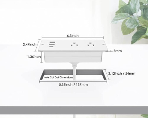 Multimo Furniture Power Center USB