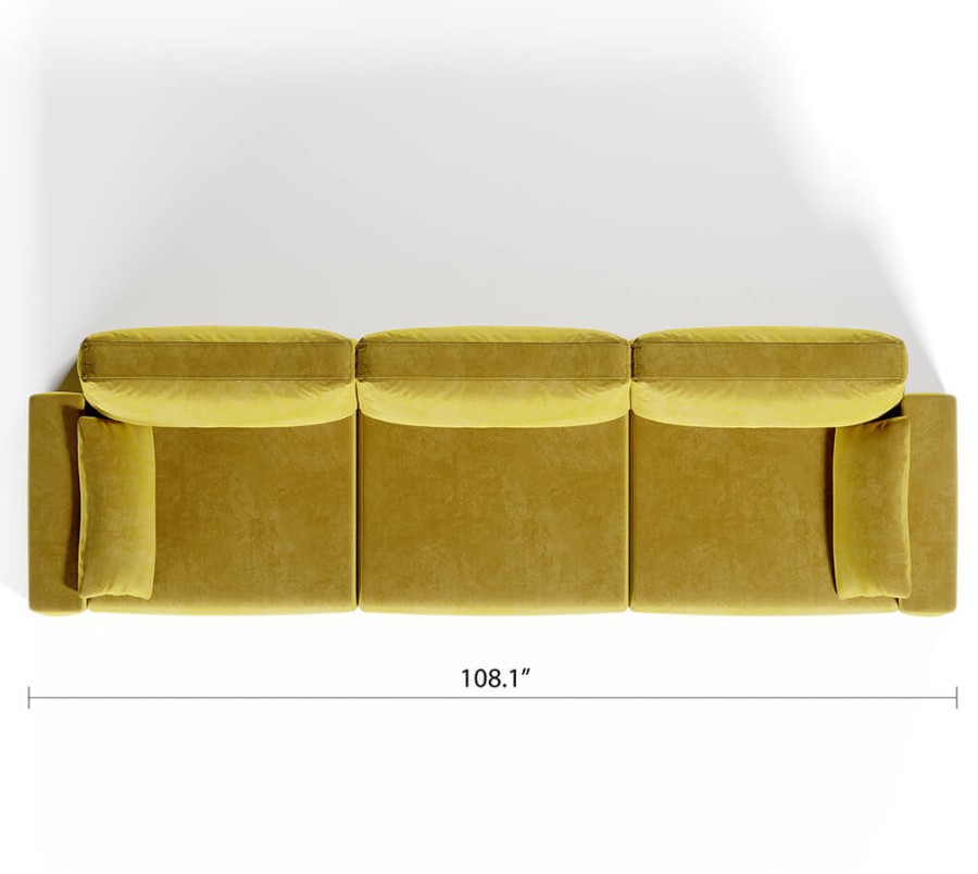 Royal Vertical Queen 3 Seat Sofa