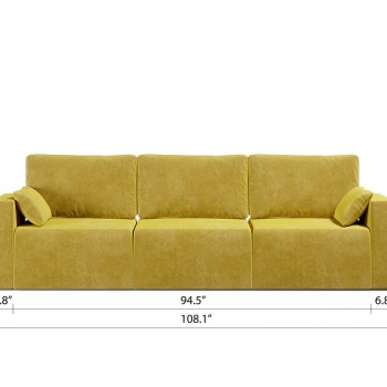 Royal Vertical Queen 3 Seat Sofa