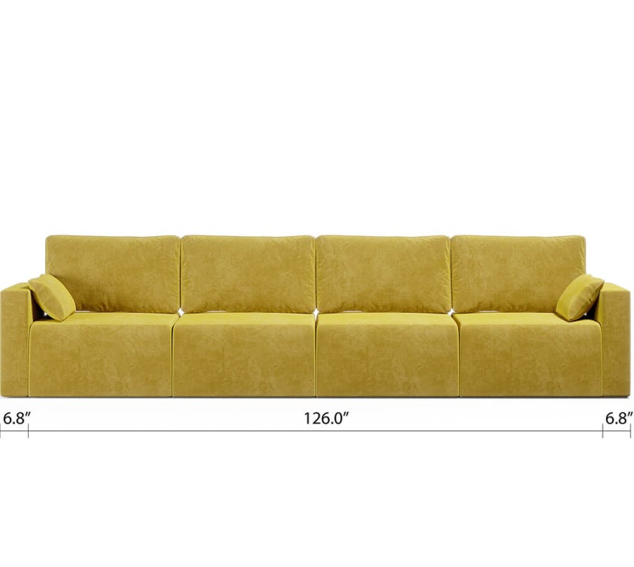 Royal Vertical Queen 4 Seat Sofa